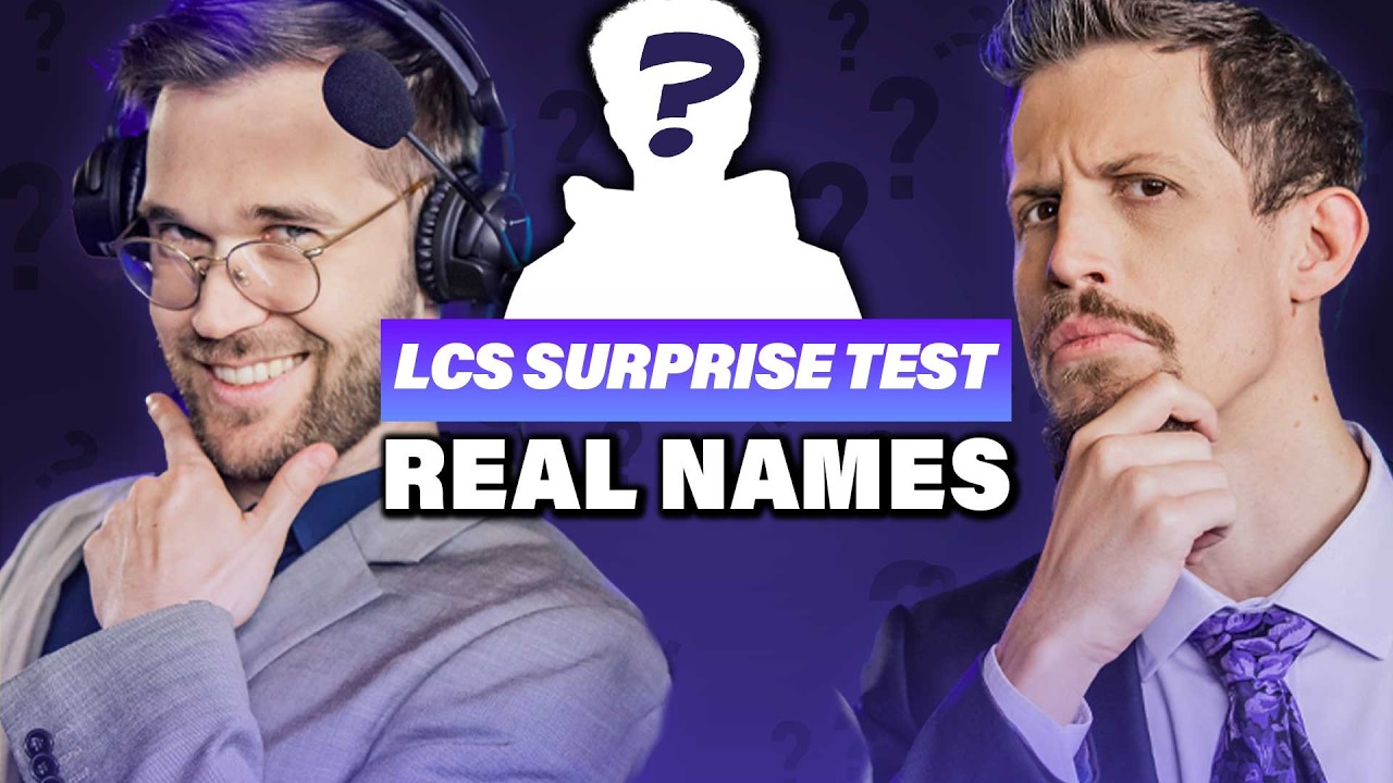 Do LCS casters even KNOW the player names? - Surprise Test
