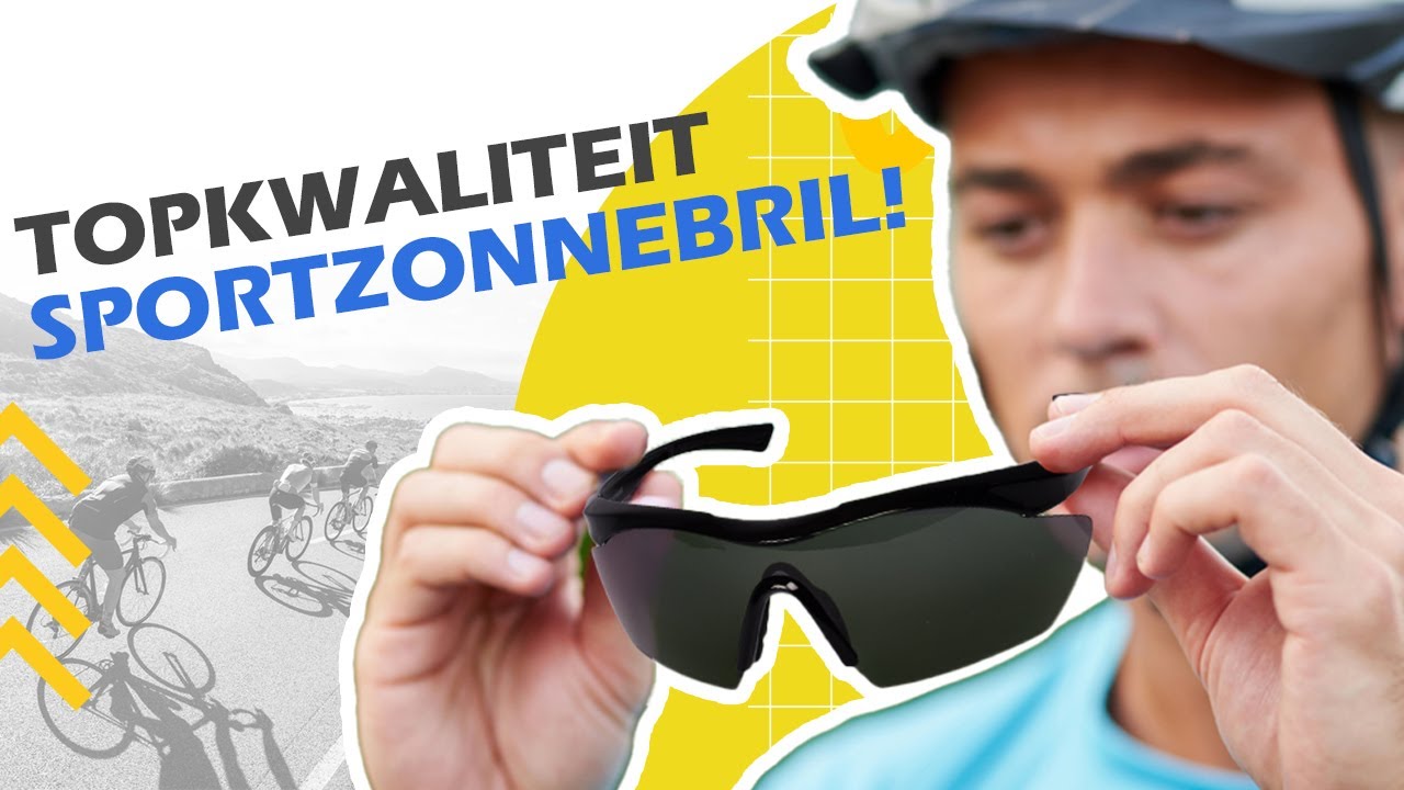 Beste Sportbril voor Fietsers! 🚴&zwj;♂️ Zonnebril met UV400 & Gepolariseerde Lenzen | MTB & Racefiets