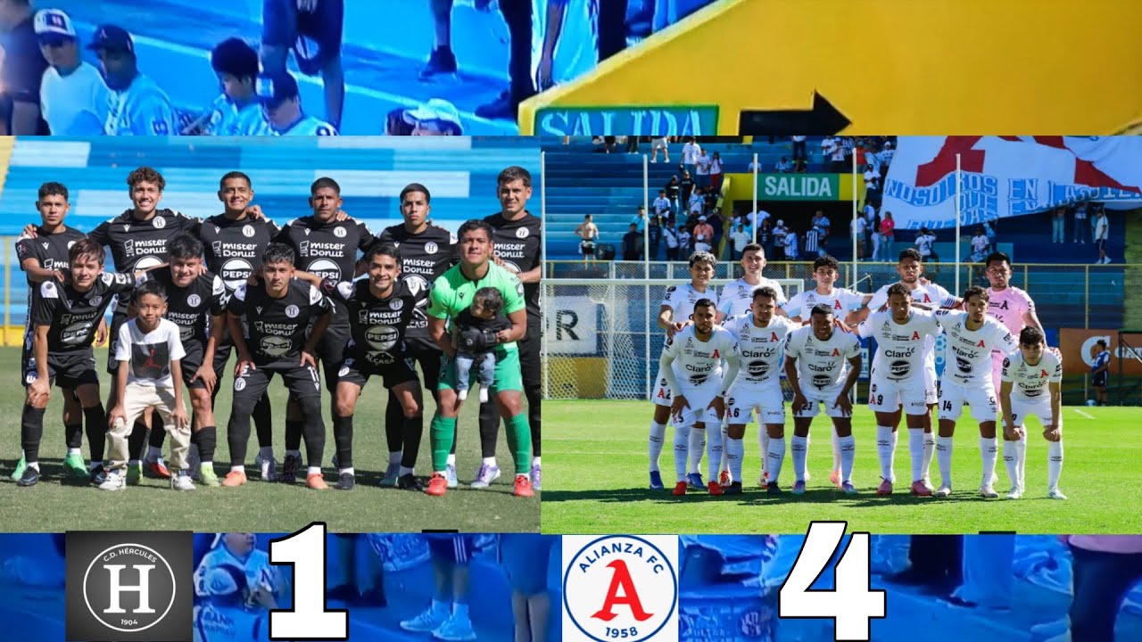 CD HÉRCULES VS ALIANZA FC RESUMEN #alianzafc #futbolsalvadoreño 