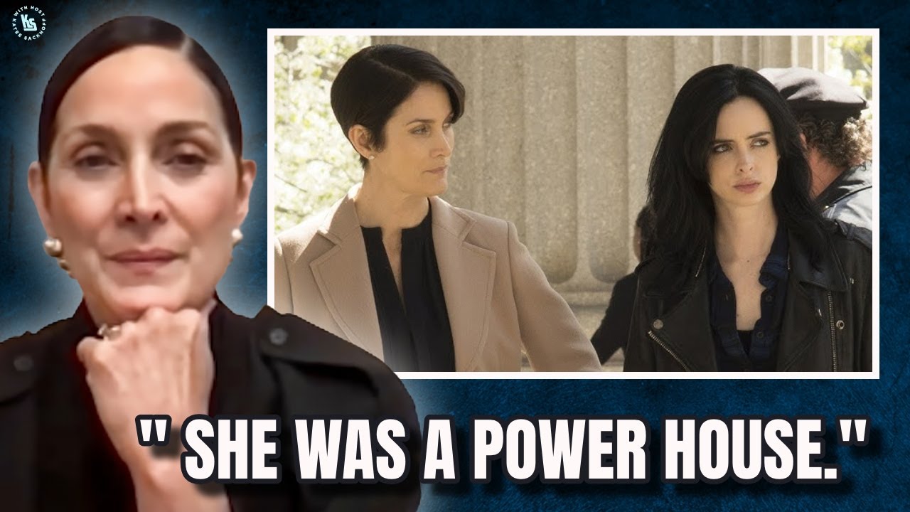 Carrie-Anne Moss on her character Jeri Hogarth in Marvels Jessica Jones.