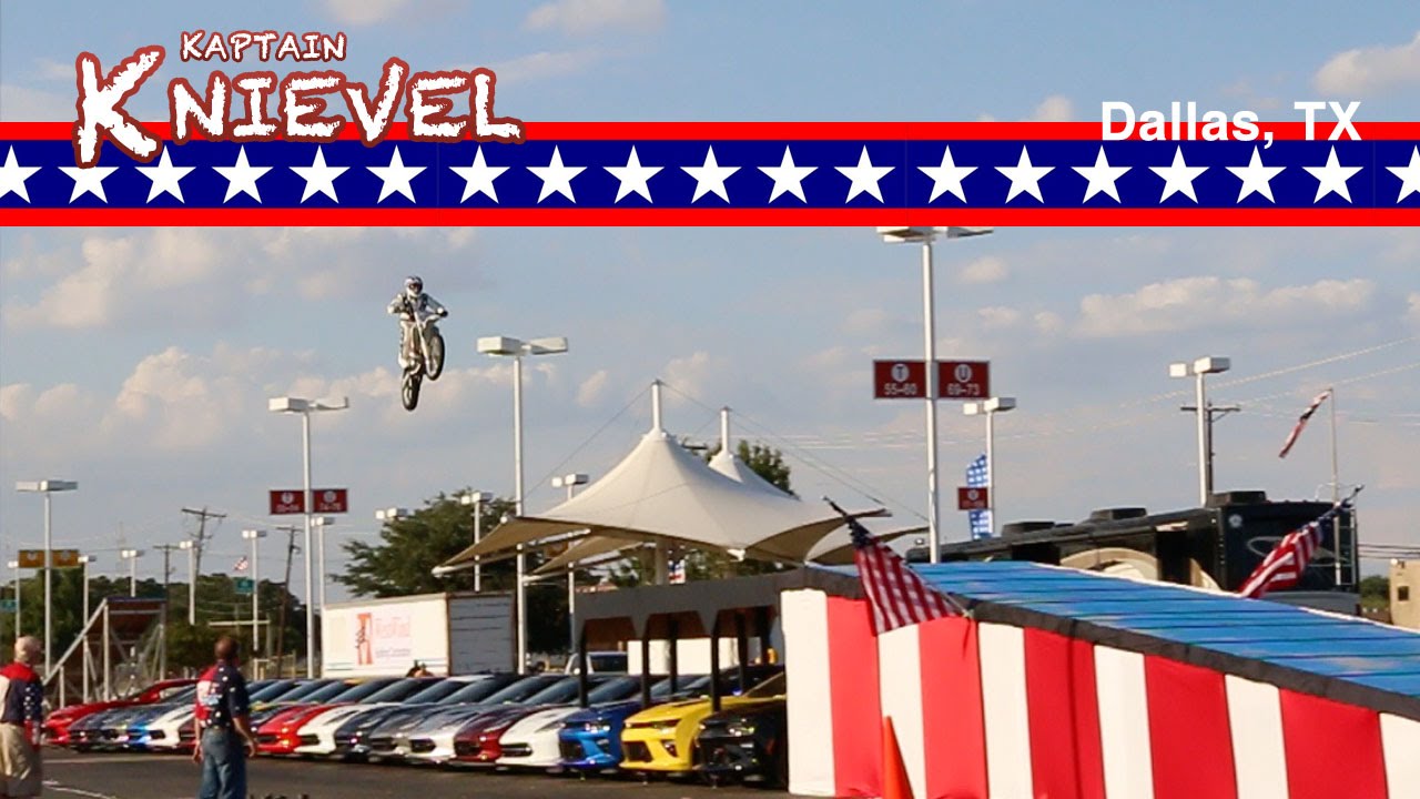 Robbie Knievel Dallas, TX Motorcycle Jump