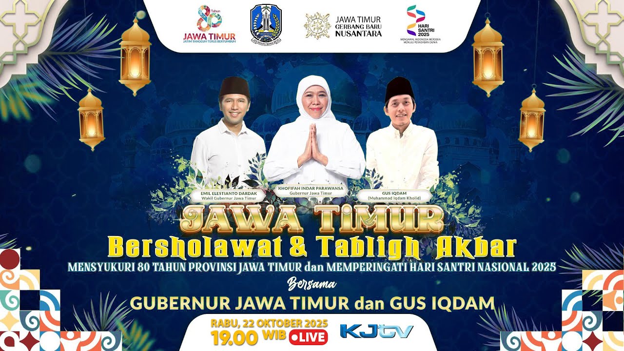 [LIVE] Tabligh Akbar Bersama Gus Iqdam | Jawa Timur Bersholawat