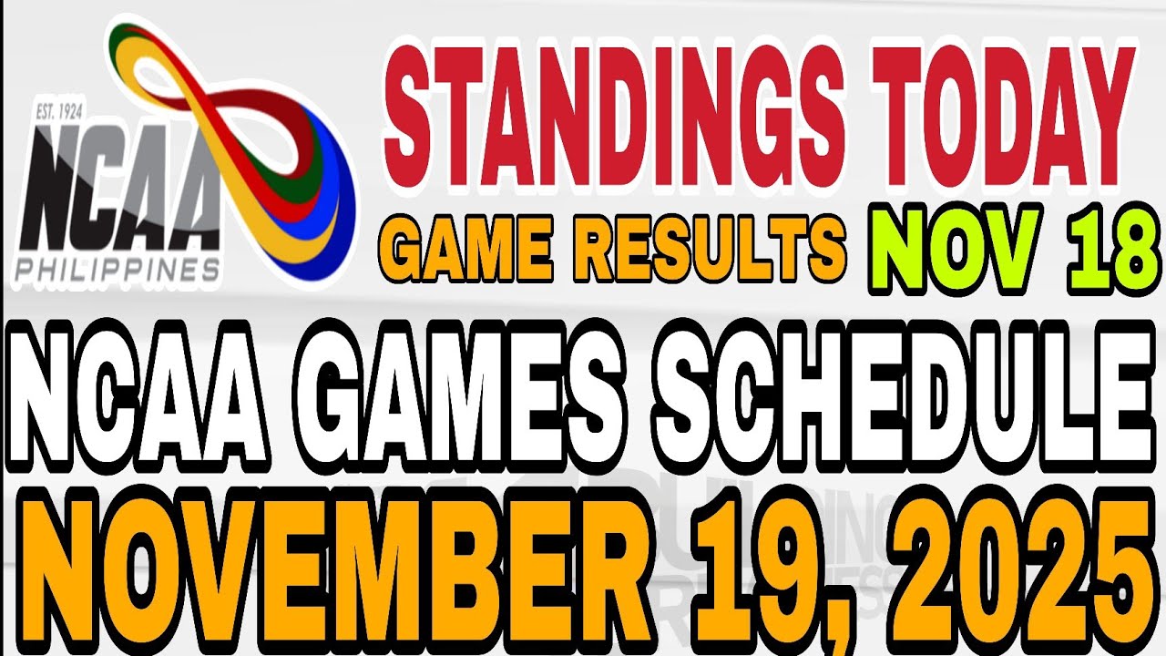 NCAA STANDINGS TODAY NOVEMBER 18, 2025 | SCHEDULE NOV 19, 2025 | NCAA MEN'S BASKETBALL SEASON 101