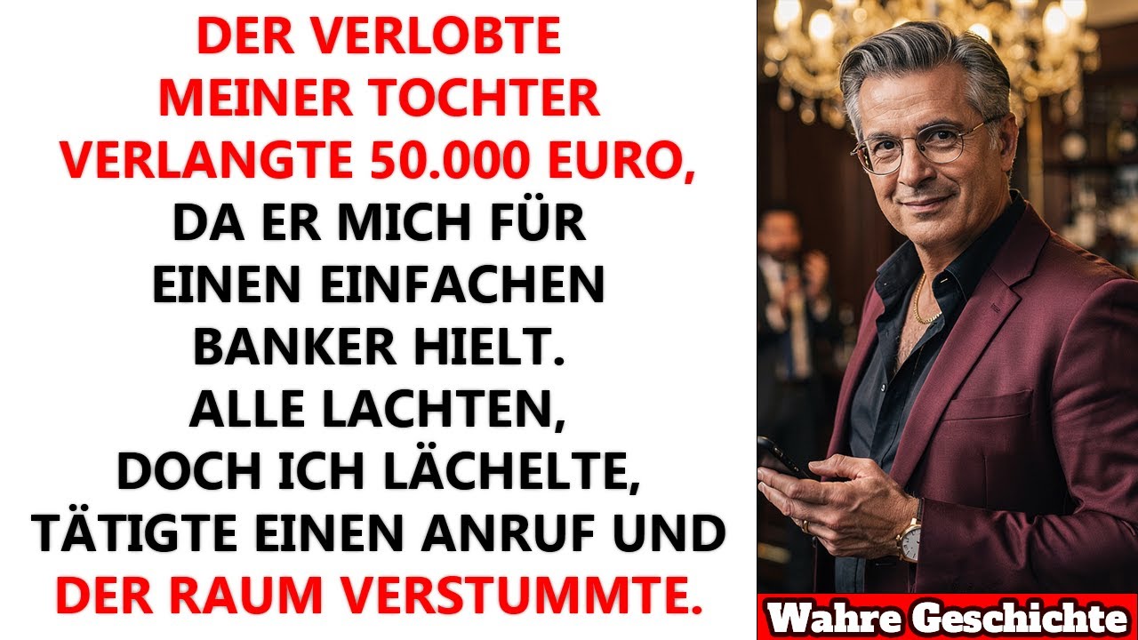 Ihr Verlobter forderte: „50 000 € oder keine Hochzeit.“ Also sperrte ich sein Konto bei MEINER Bank.