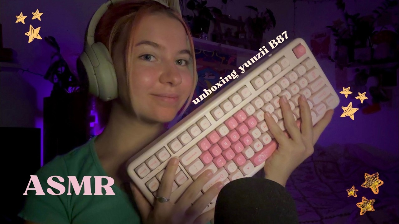 ASMR ★unboxing clavier mécanique yunzii B87