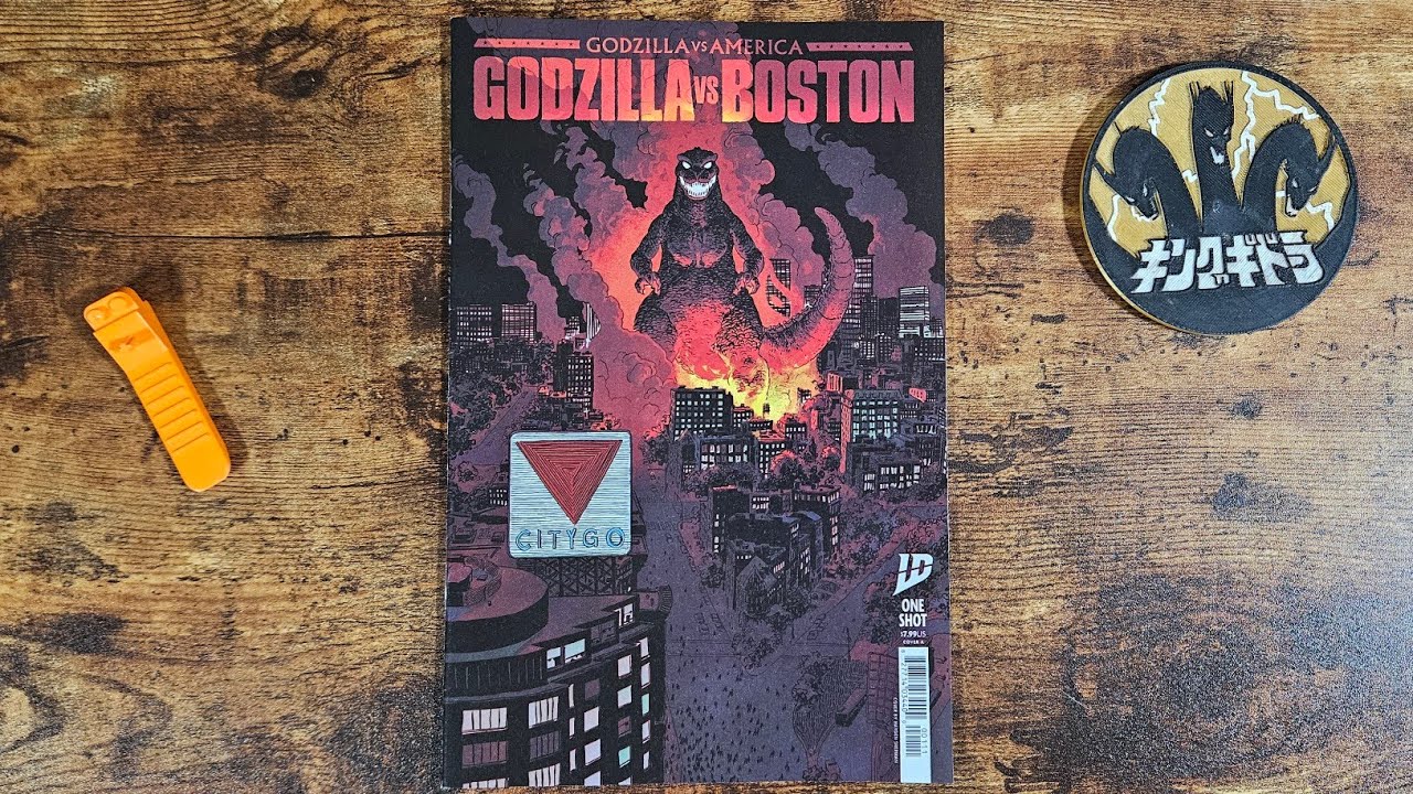 Godzilla VS Boston - Godzilla VS America comic review