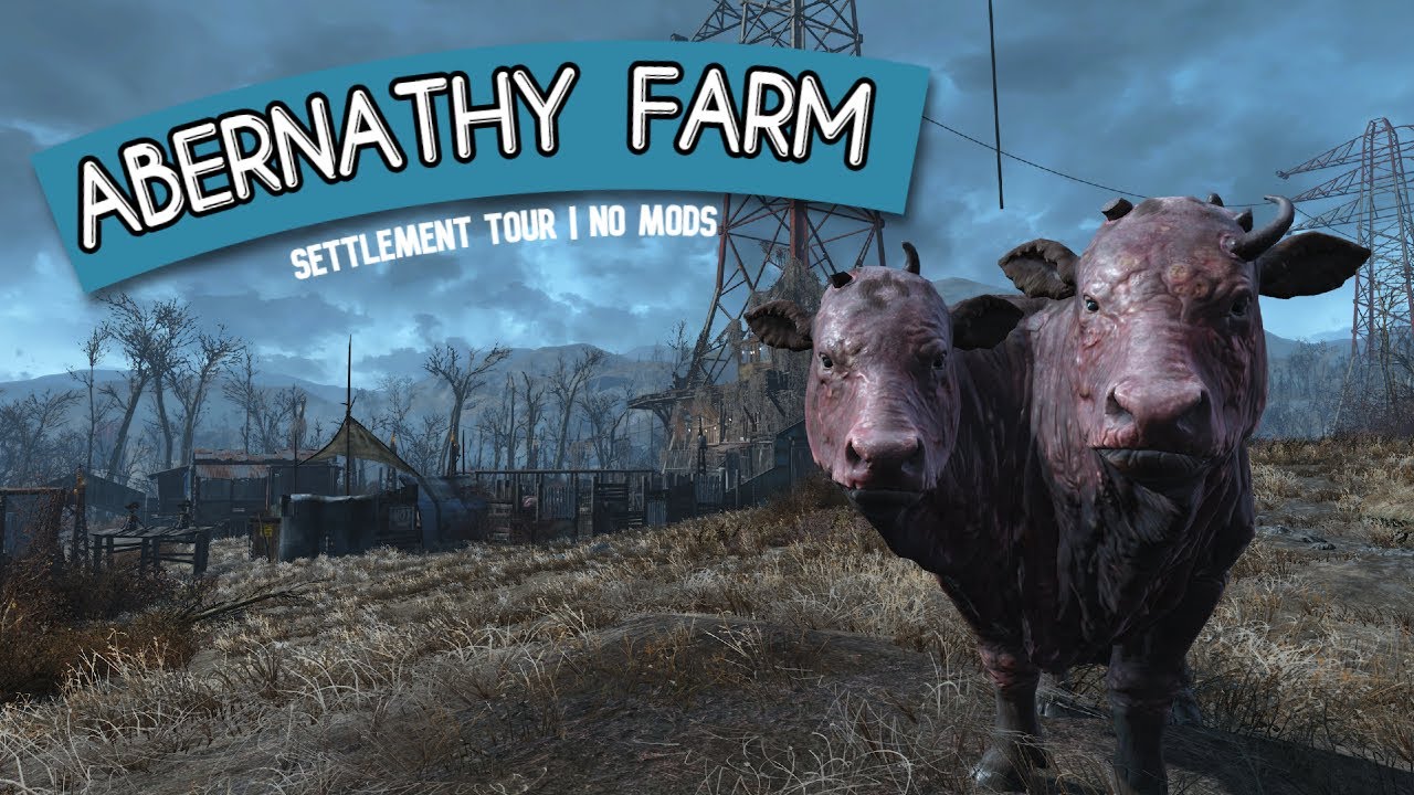 Fallout 4 | Abernathy Farm Tour | No Mods