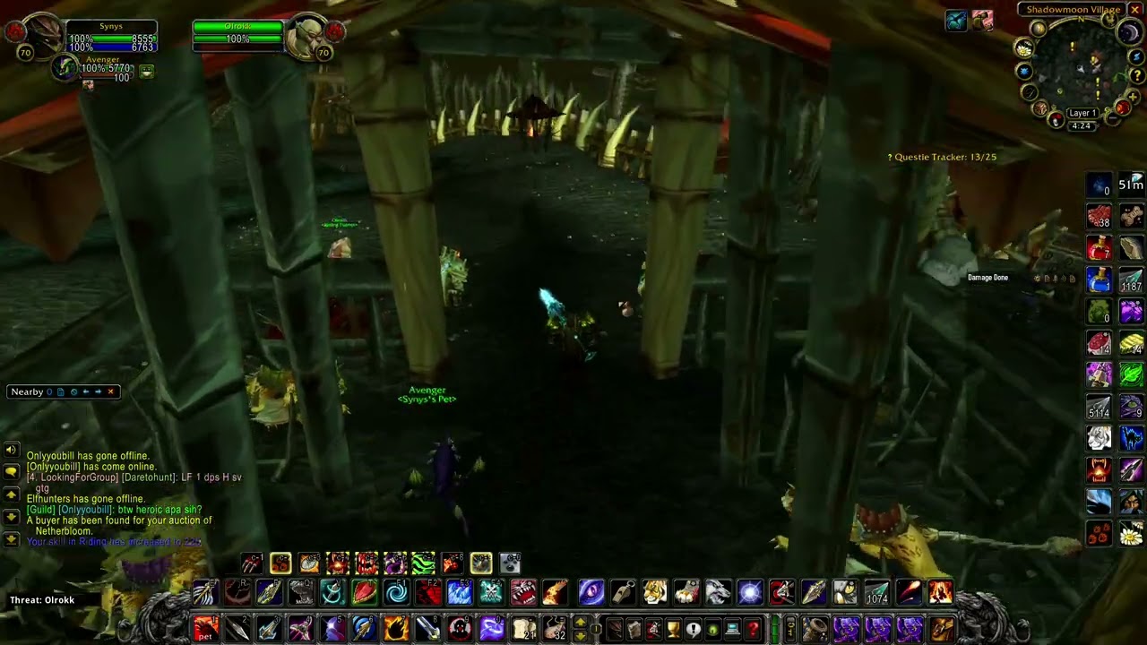 #wowquest #wowtbc How to buy flying mount wow tbc horde