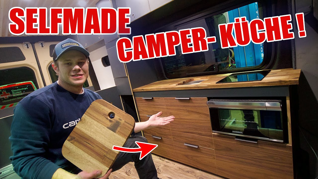 DIE HEFTIGSTE QUEENPLY KÜCHE IM CAMPER EVER 🤩 | VANLIFE