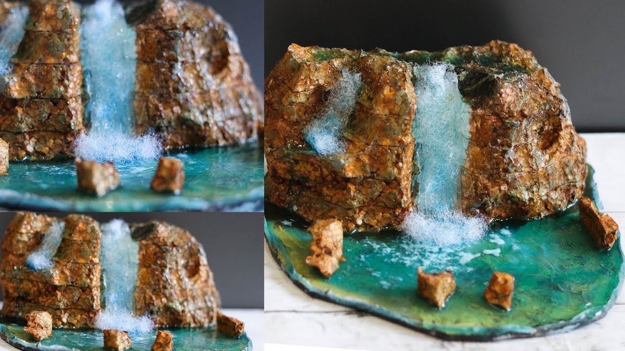 DIY WATERFALL | easy waterfall making idea| resin waterfall |