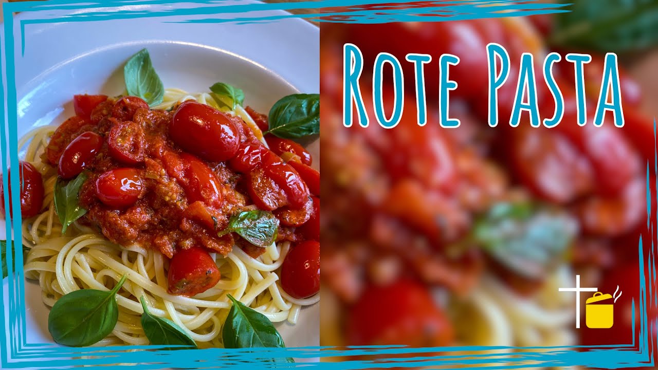 Rote Pasta - Nach Maur&iacute;cios Art #food #pasta #hochformat