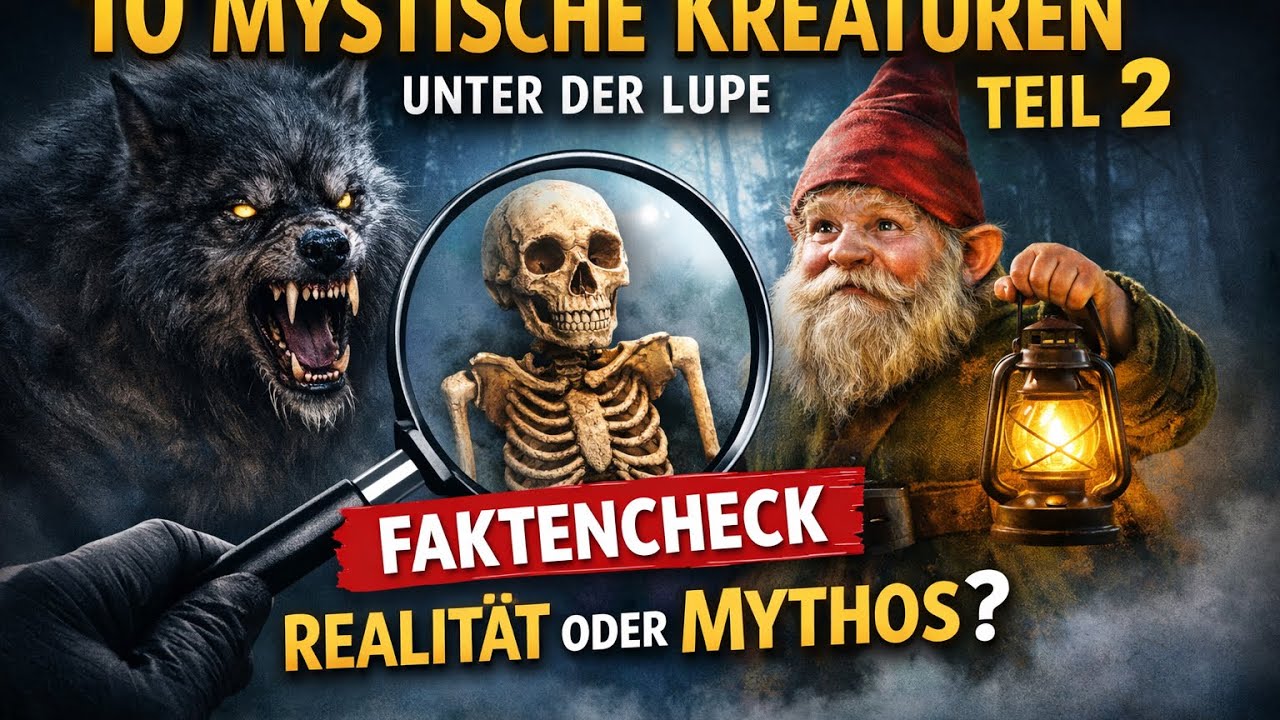 🧚‍♀️🦄🕵️ 10 mystische Kreaturen unter der Lupe und – Realität oder Mythos? Teil 2