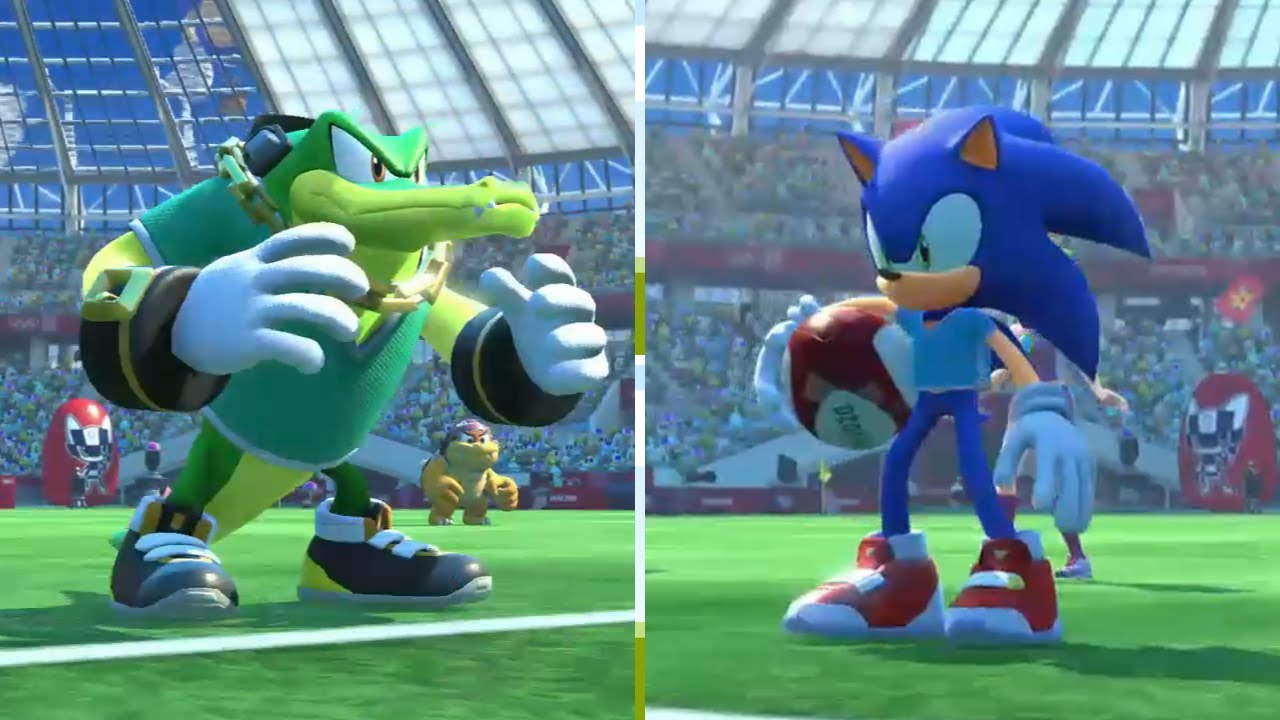 Mario & Sonic Olympic Games At The Tokyo 2020 Rugby Sevens All Character SWITCH