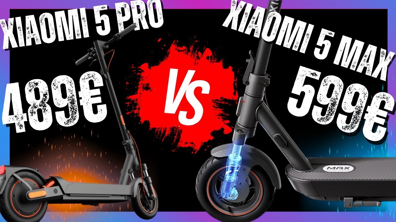 XIAOMI 5 Pro vs. XIAOMI 5 Max 👉 Neuer Testsieger unter 500€? 😲 Welcher E-Scooter ist besser?