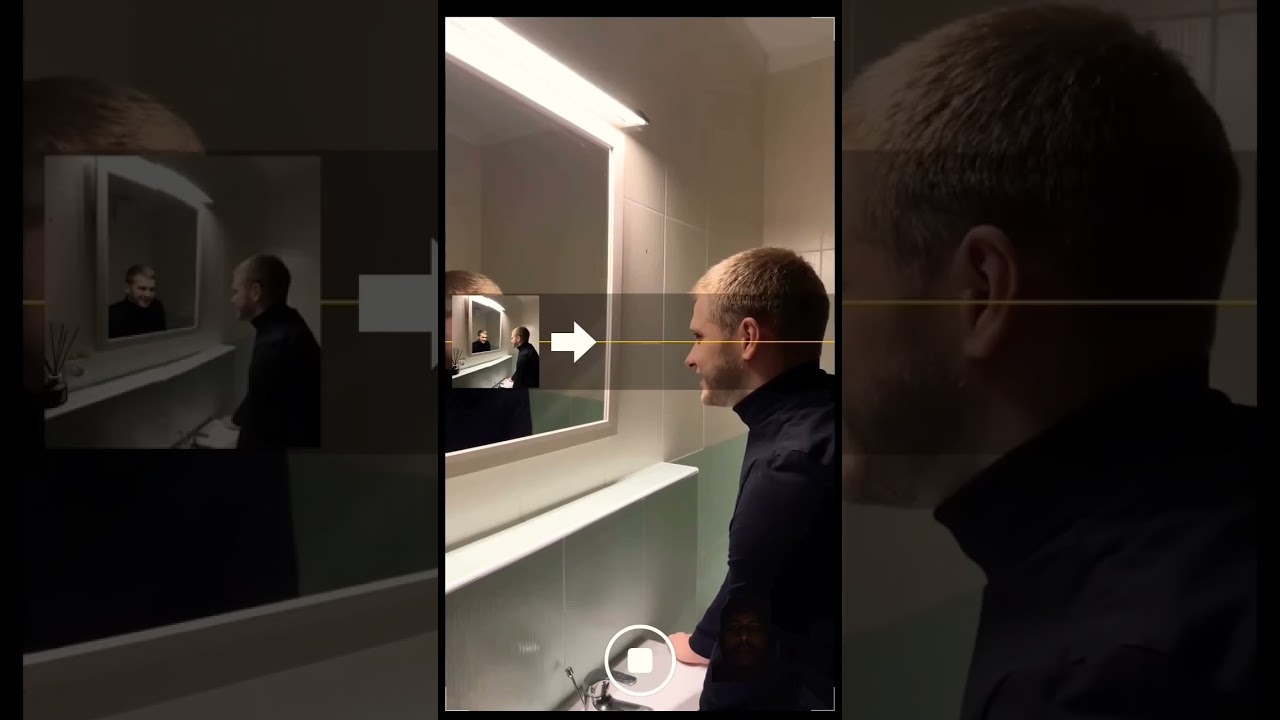 panorama mode photo idea #tutorial #photography #smartphone #ghost #halloween