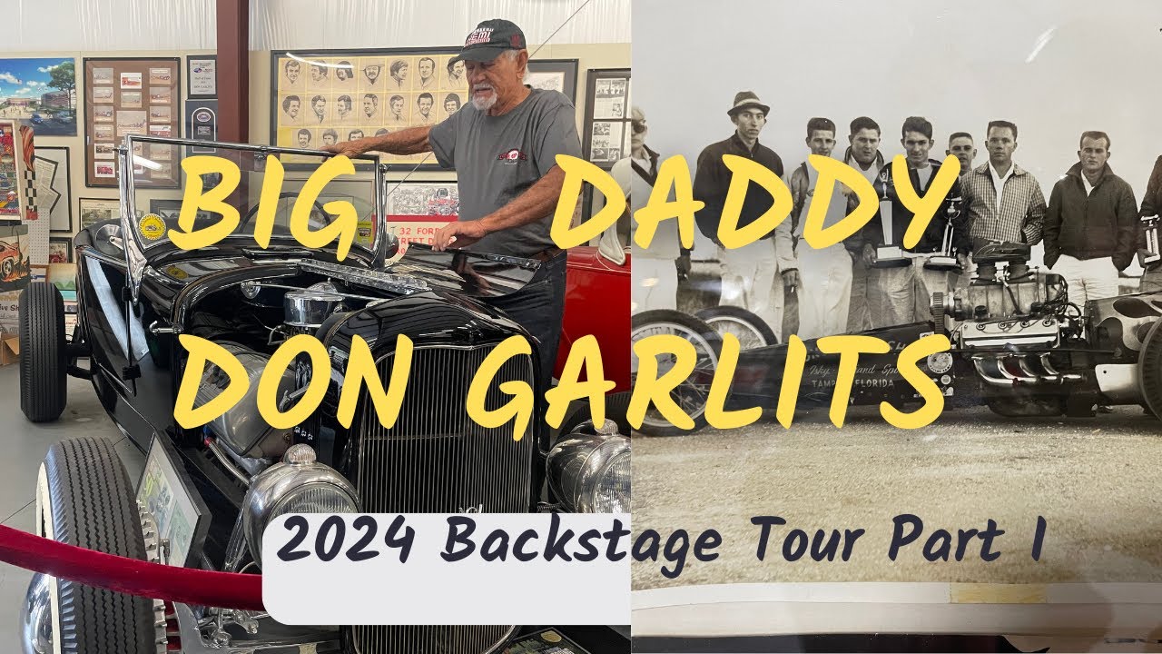 Don Garlits Museum Backstage tour-Part 1-2024 given by Big Daddy Himself