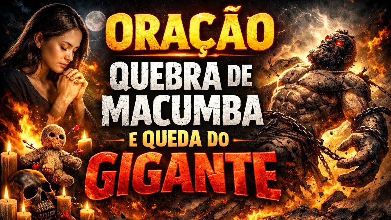 🚨 ORAÇÃO FORTE PARA DERRUBAR GIGANTES E QUEBRAR TODA MALIGNIDADE | PODER EM NOME DE JESUS