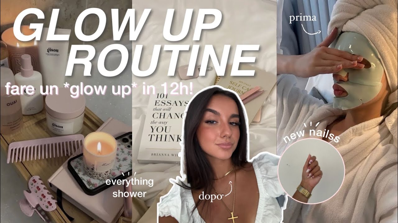 GLOW UP ROUTINE 🫧🧴come fare un glow up da *CLEAN GIRL* in 12h + consigli pratici !!