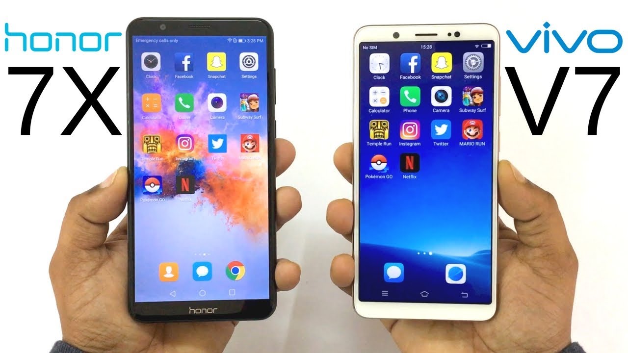 Honor 7X vs Vivo V7 Speed Test!