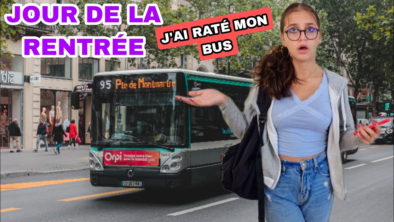 EVA A RATÉ SON BUS LE JOUR DE LA RENTRÉE !#sistersalipour #challenge #ÉCOLE