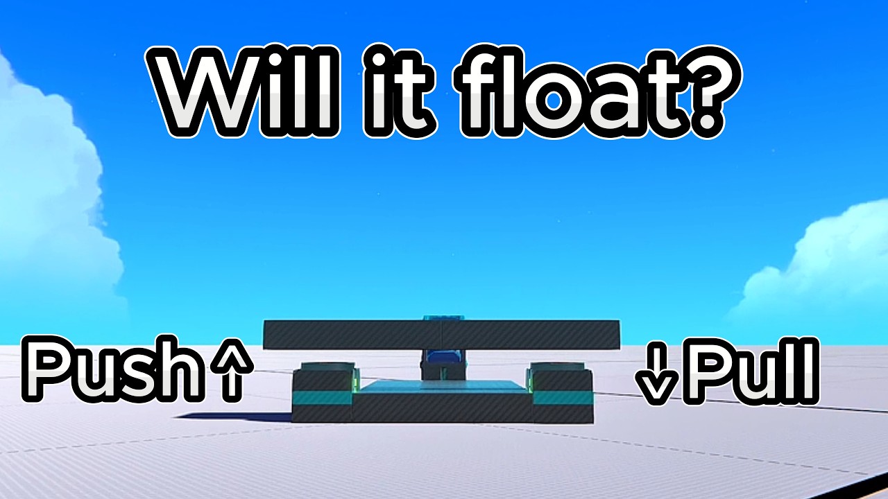 Can i make Blocks Float in Trailmakers?