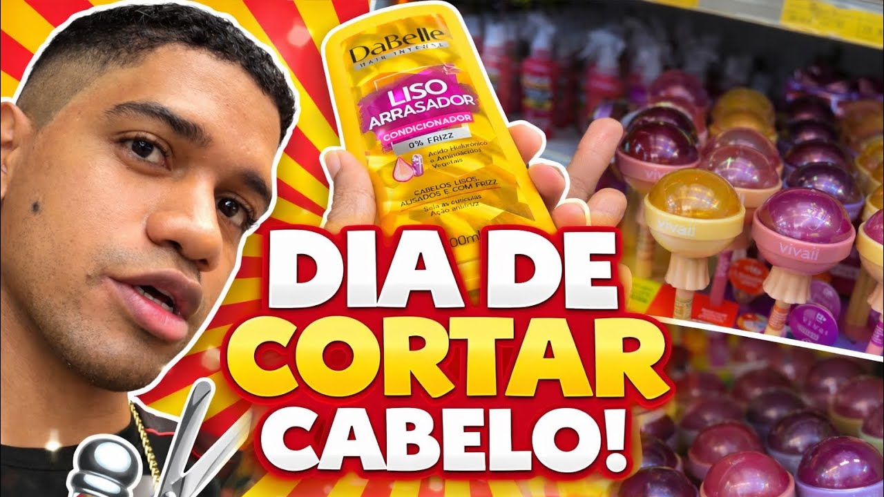VLOG DIA: CORTAR CABELO E COSMETICOS!