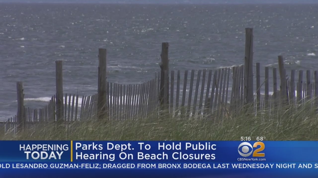 Parks Dept. To Hold Public Hearing On Beach Closures