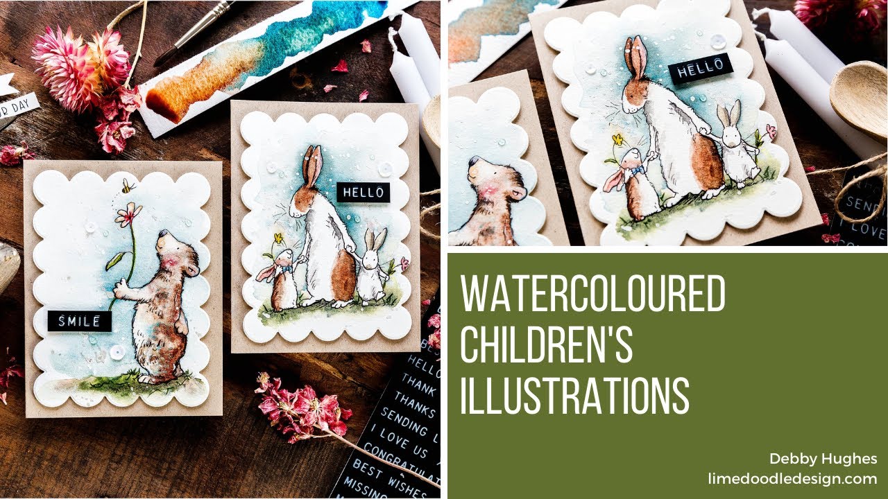 Watercoloured Children's Illustrations
