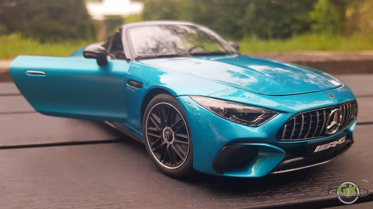 Der 1/18 Mercedes-AMG SL63 (R232) von iScale | Modellauto Neuheit 2022