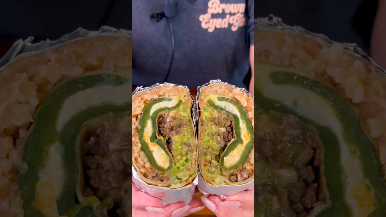 Chile Relleno Burrito #shorts