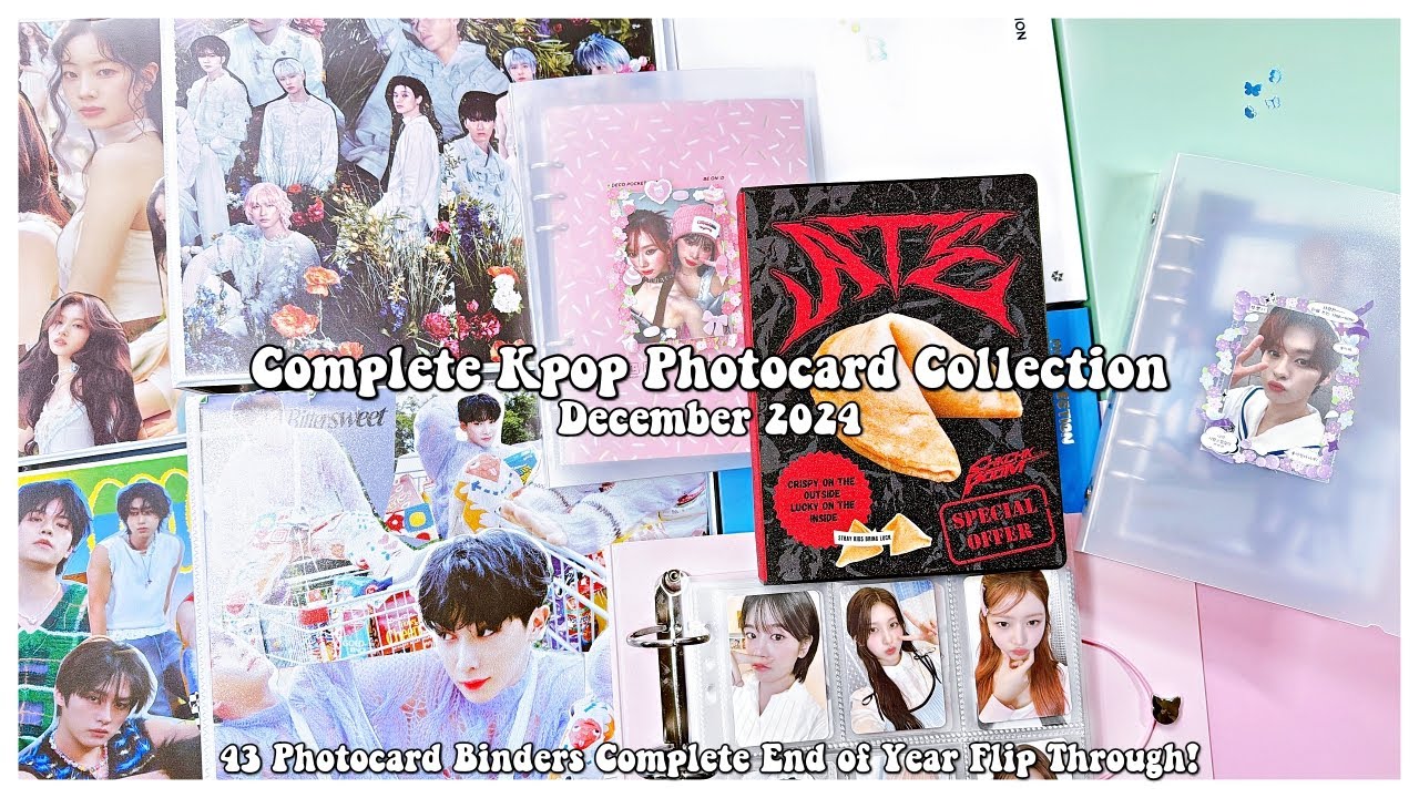 My Complete Kpop Photocard Collection (43 Binders) ✰ December 2024 Complete Binder Flipthrough!