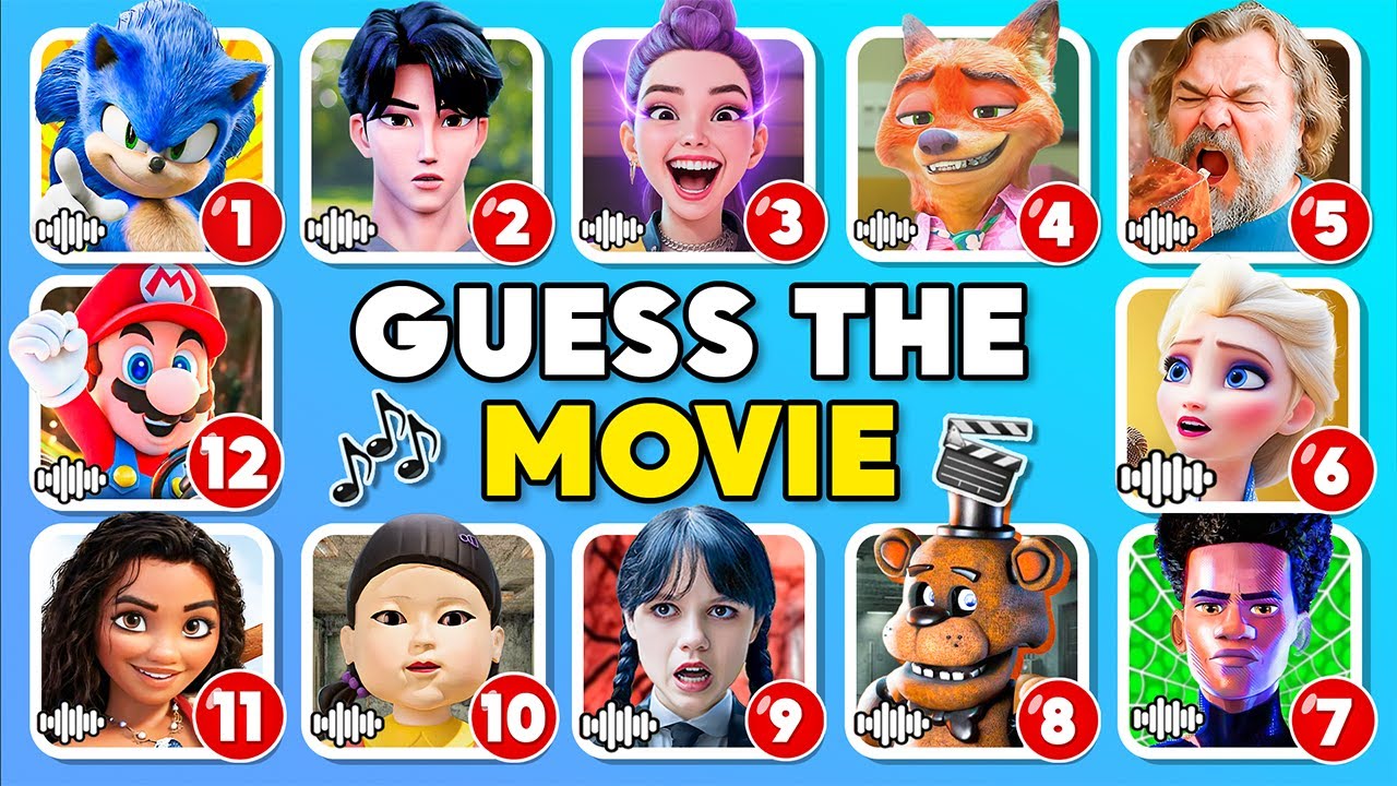 Guess The MOVIE By Emoji and Songs Quiz 🎬🍿 Kpop Demon Hunters,Wednesday, Minecraft,Freddy 2 |foxQUIZ