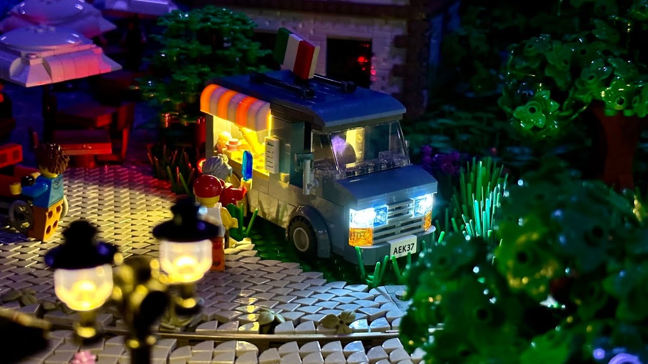Erstes beleuchtetes Auto | Noch krassere Straßenlaternen, uvm... LEGO Stadt beleuchten Teil 6.