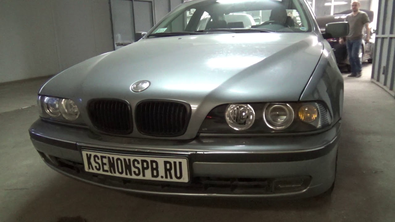 BMW E39 + BI-LED KOITO . Ретрофит класcики BMW