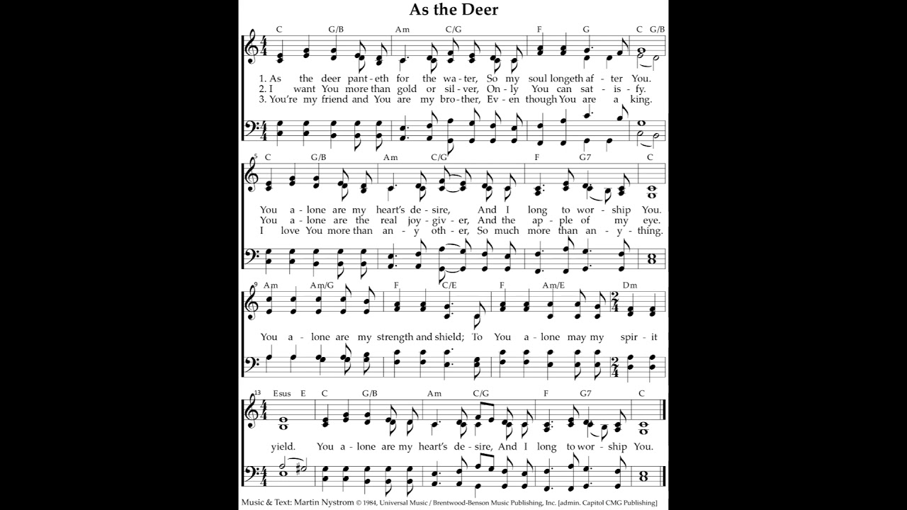 As the Deer - Treasury 634