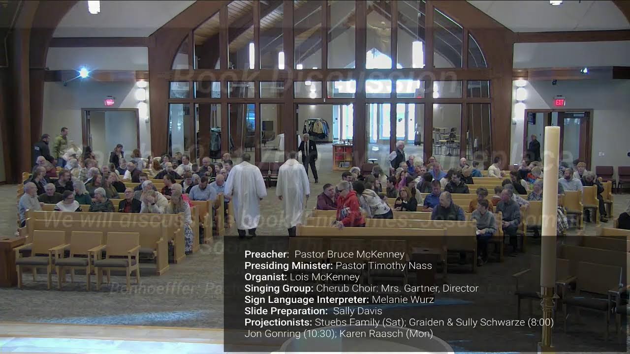 Sunday Worship Signed, 8:00 AM, February 15, 2026