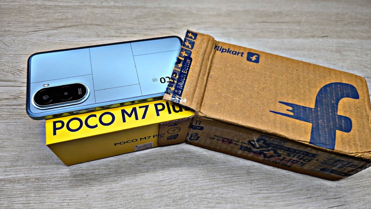 Poco M7 Plus 5G Unboxing Flipkart Sale Unit - 7000mah Battery King ?