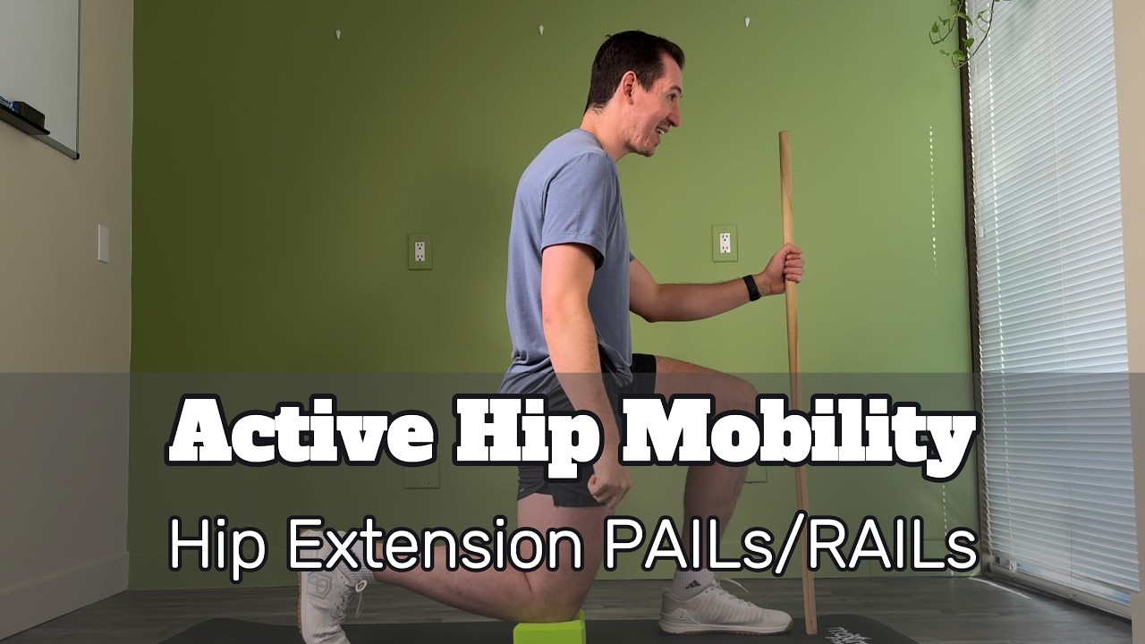 Active Hip Mobility | Hip Extension Stretch and Isometrics