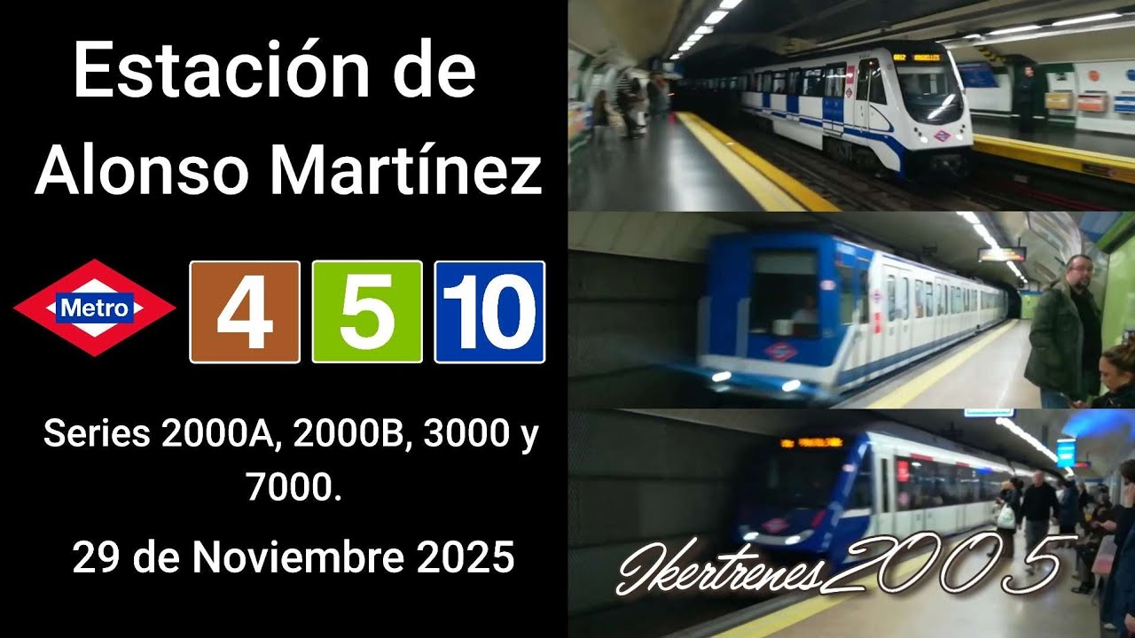 Metro de Madrid | Estación de Alonso Martínez | Líneas 4, 5 y 10