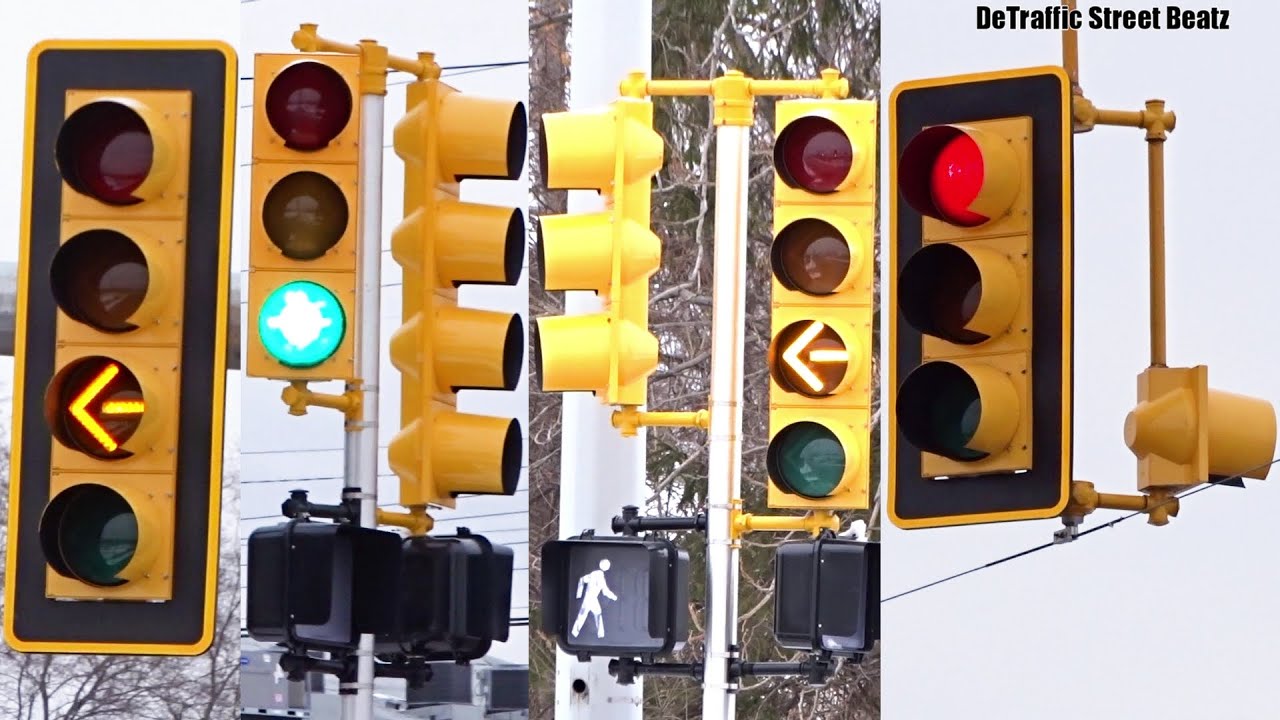 New Traffic Lights Installed Flashing Yellow Arrow Signals | Evergreen & Jeffries Service Dr