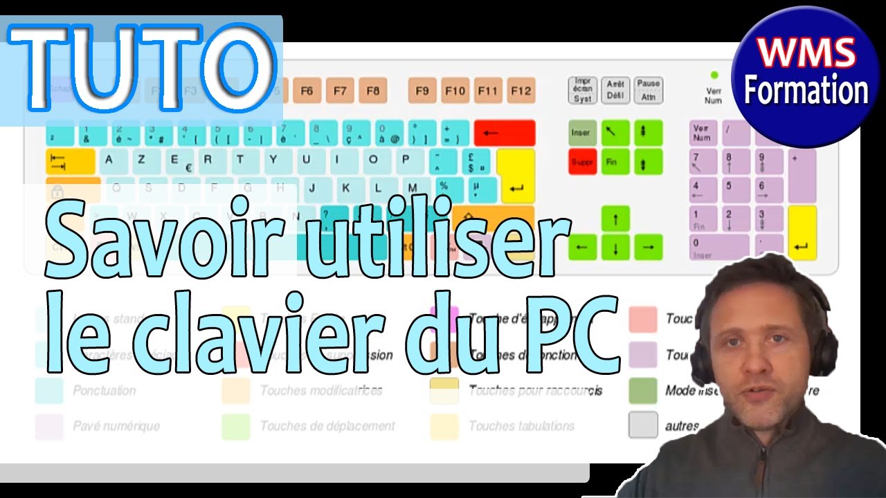 Savoir utiliser le clavier AZERTY vidéo complète