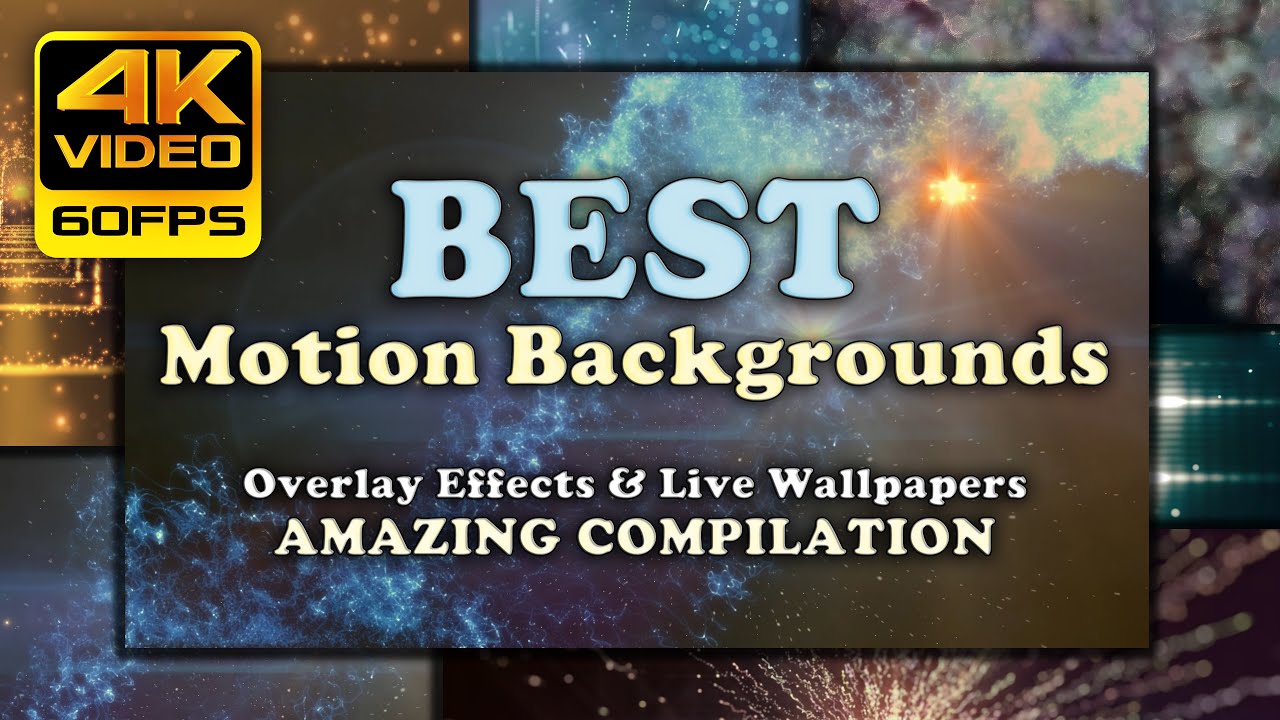BEST Motion Backgrounds EVER || 3-Hours Compilation || 4K 60fps AA-vfx