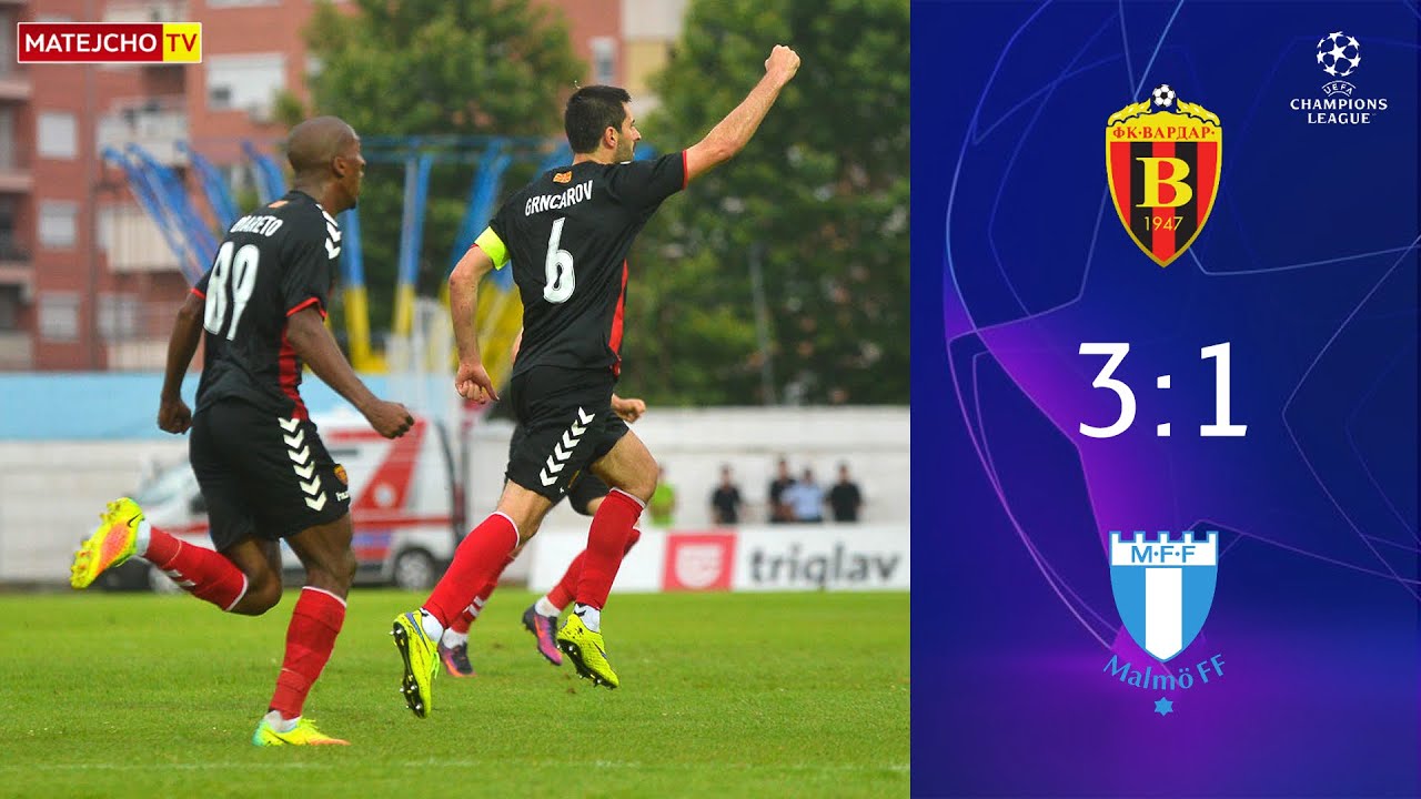 FK Vardar 3:1 Malmo FF  | Champions League 2nd Round 2nd Leg 2017