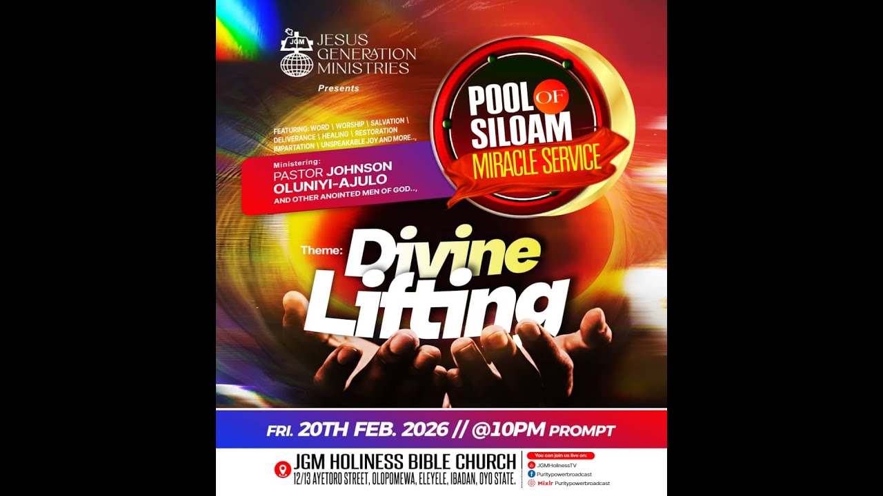 POOL OF SILOAM MIRACLE SERVICE