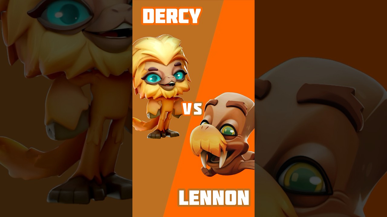 DERCY vs LENNON | Zooba Battle Royale #zooba #shorts #zoobafreeforall