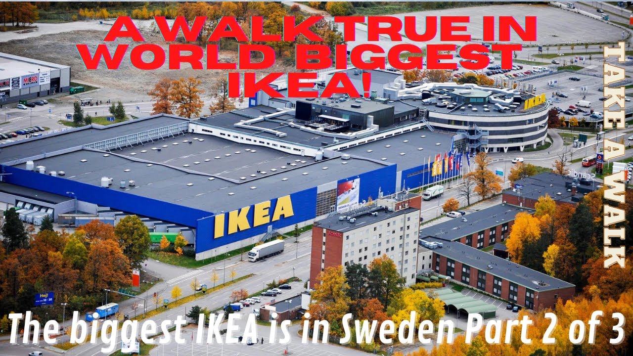 Biggest IKEA is in Sweden, Stockholm part 2 of 3 / Största IKEA är i kungens kurva del 2 av 3