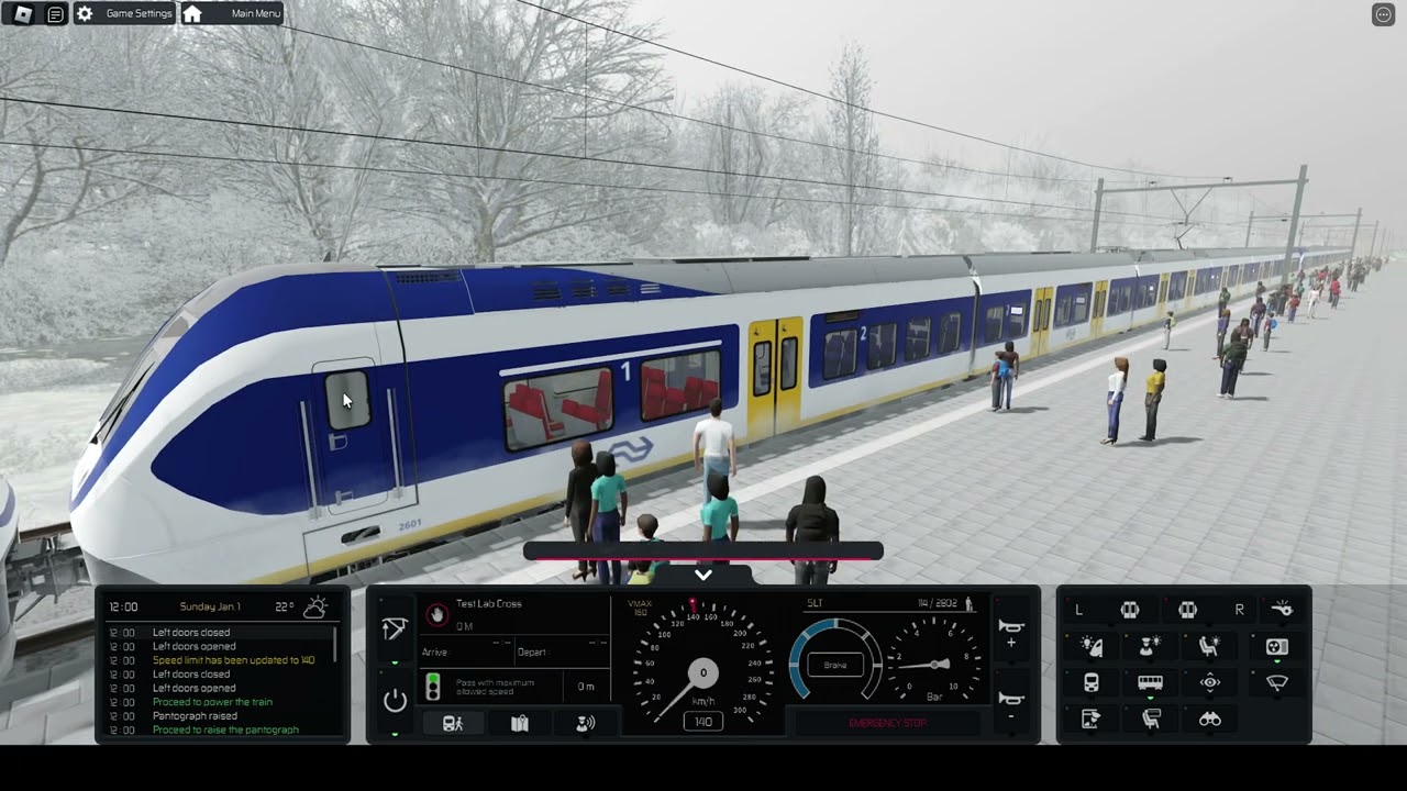 [ROBLOX] Operating a 18 car SLT Sprinter - Trainware Demo [Alpha]