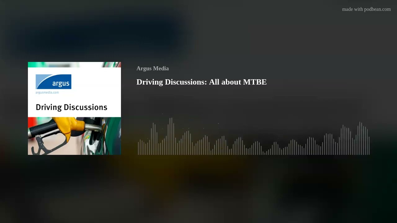 Driving Discussions: All about MTBE