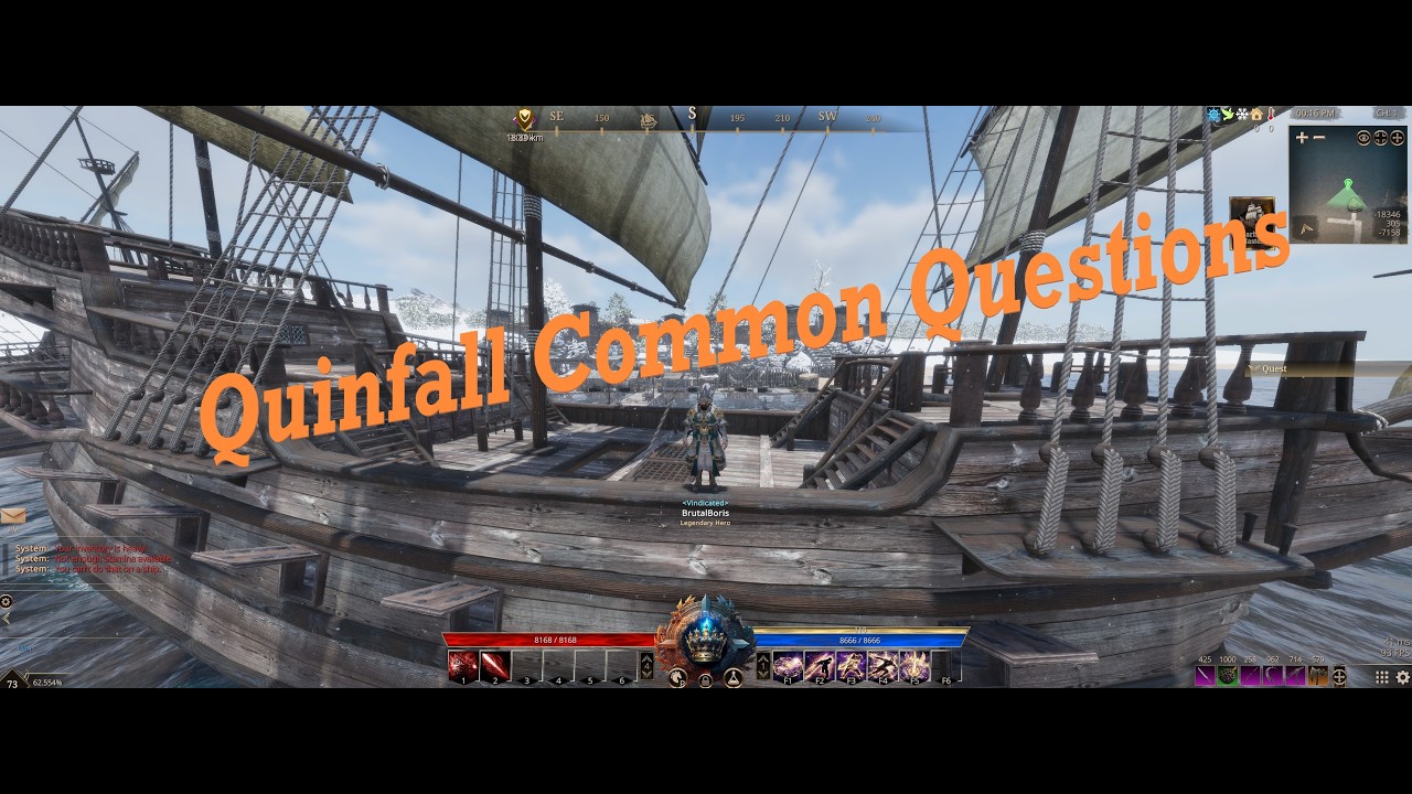 30 Common Questions from new players in The Quinfall - beginners