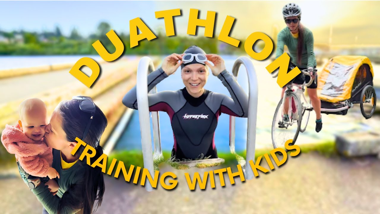 Training for a Duathlon While Caring for My Two Kids